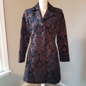 Sharon Young Brocade Long Coat